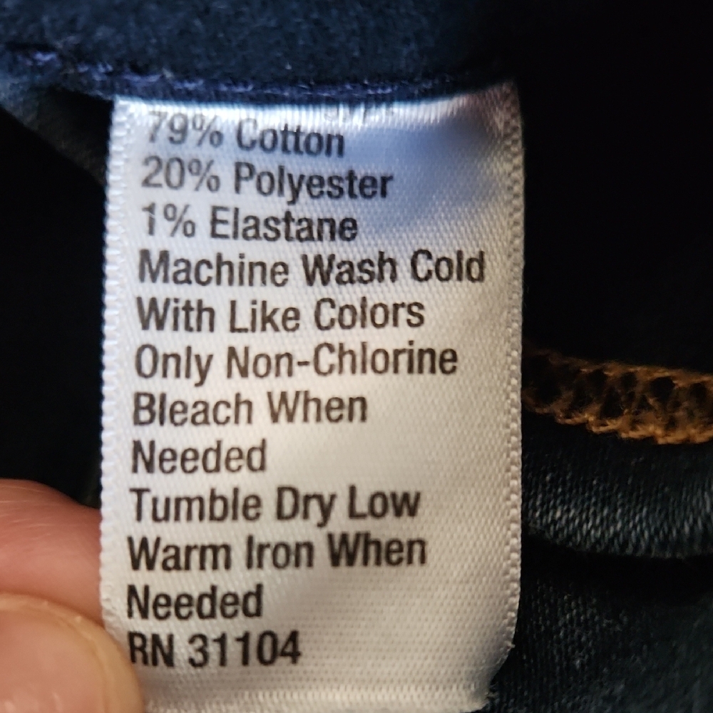 New Directions Deep Indigo Women's Skinny Jeans - Picture 3 of 4